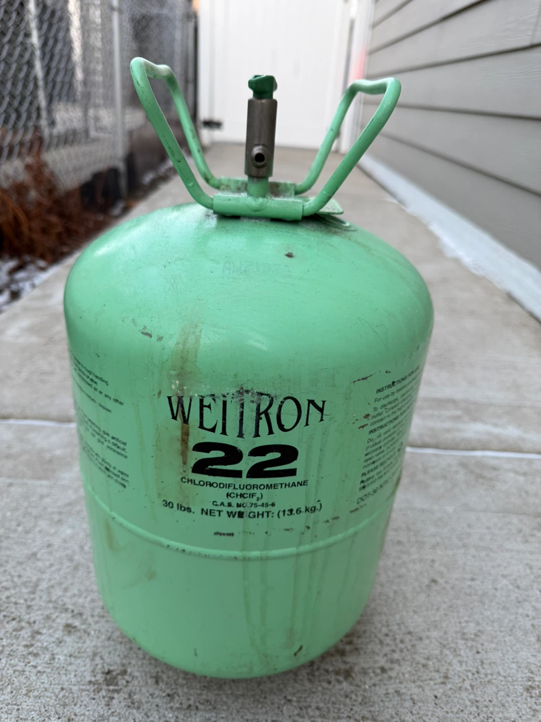 Weitron R-22 Refrigerant Tank - 30 lbs - photo 4
