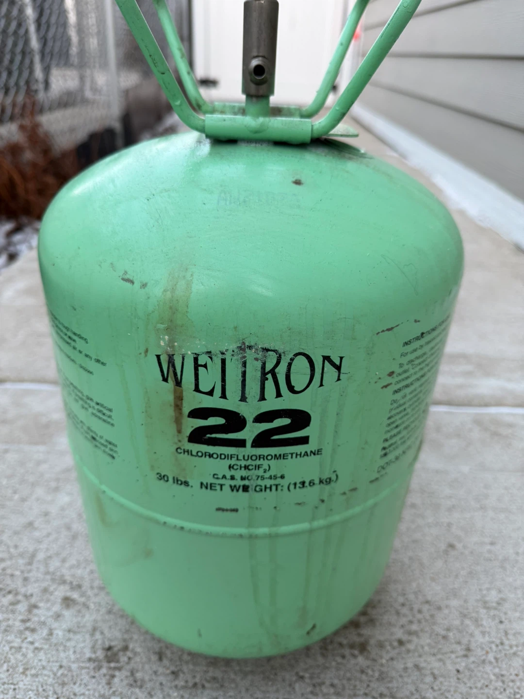 Weitron R-22 Refrigerant Tank - 30 lbs - photo 3
