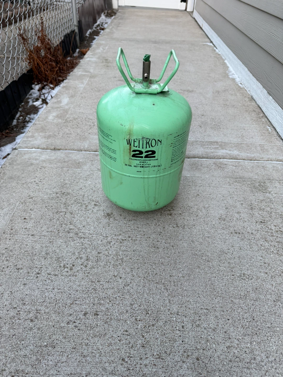 Weitron R-22 Refrigerant Tank - 30 lbs - photo 2
