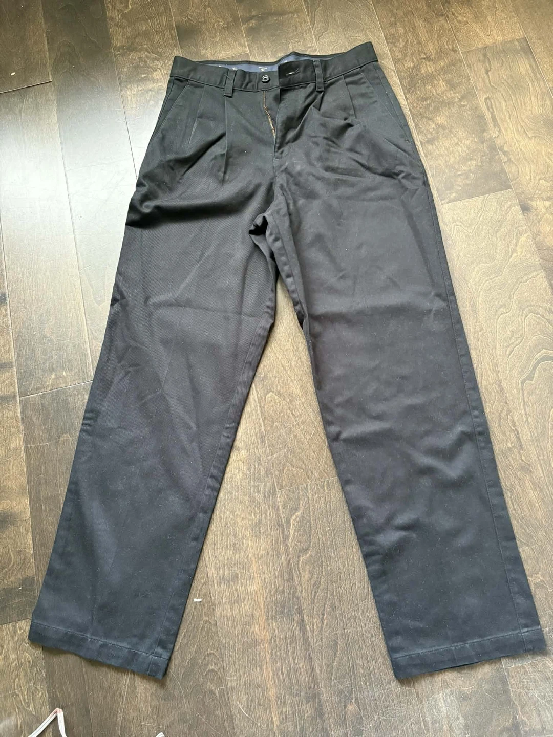Dockers Black Pleated Pants