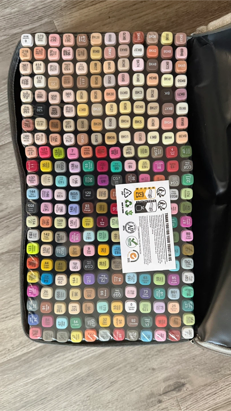 262 Piece Alcohol Marker Set with Case
