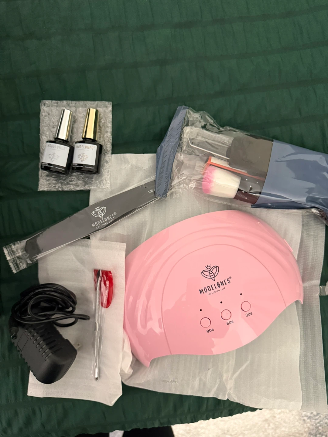 Modelones Gel Nail Kit w/ UV LED Lamp — Complete Set - photo 3