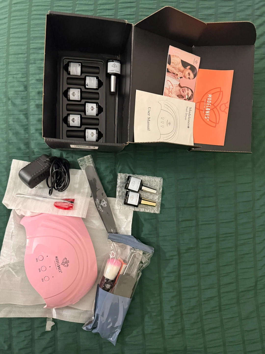 Modelones Gel Nail Kit w/ UV LED Lamp — Complete Set