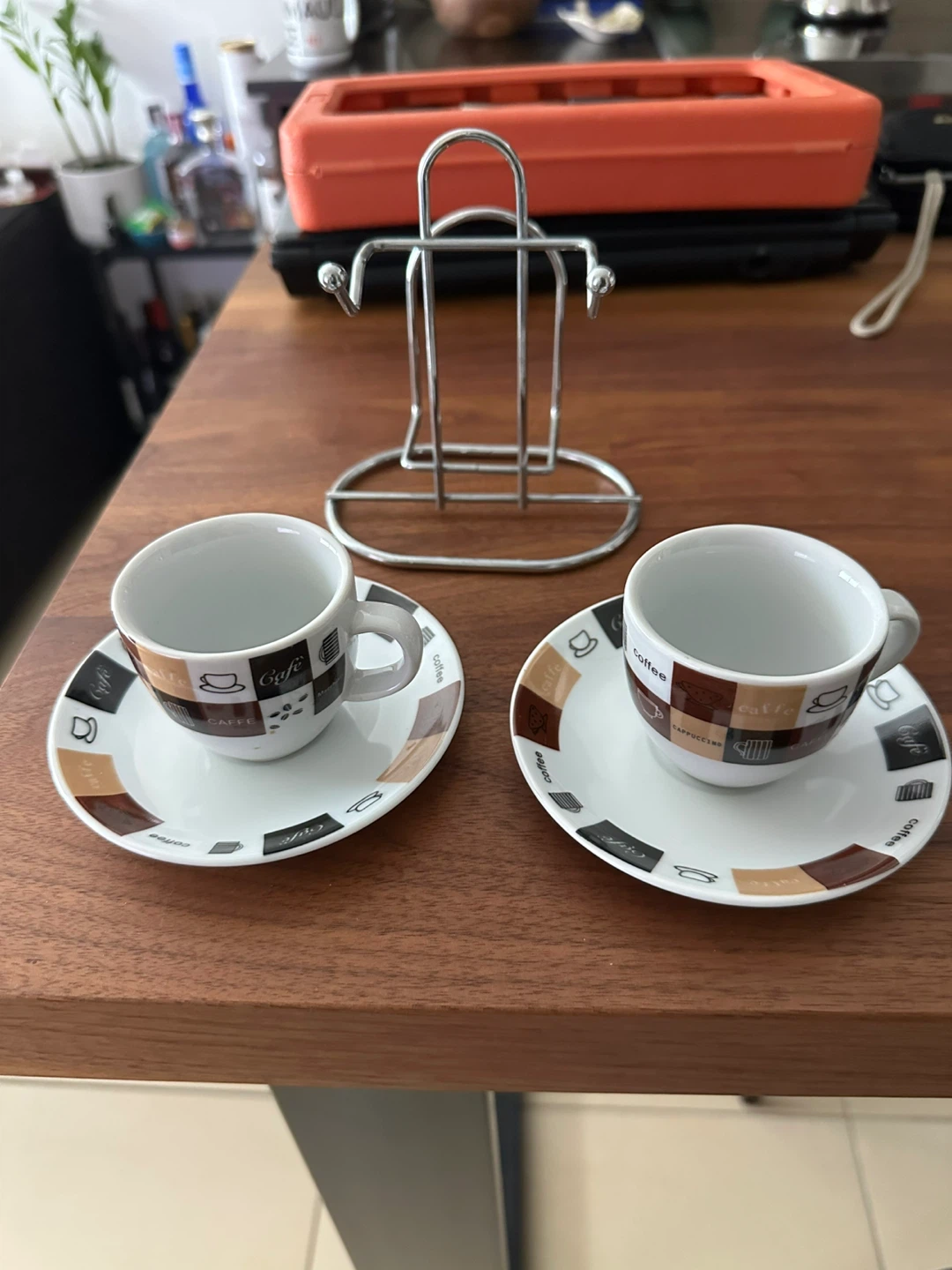 Espresso cup set with rack - photo 2