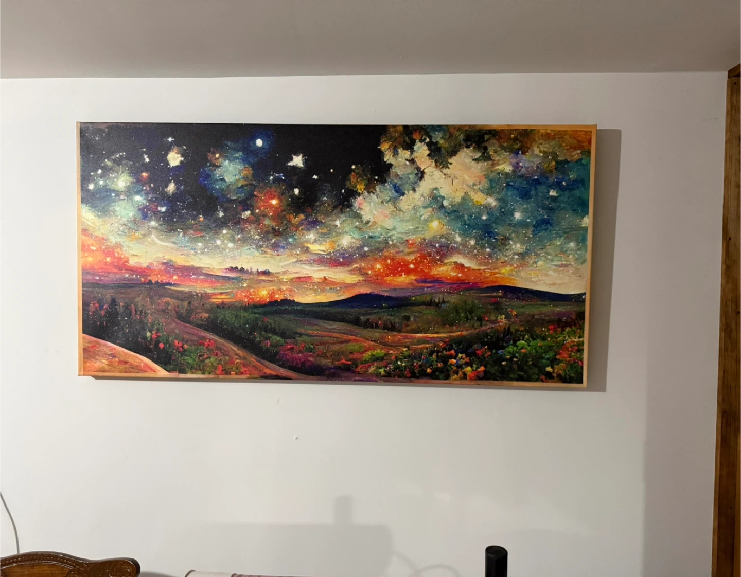 Large Panoramic Canvas Wall Art – Colorful Landscape - photo 2
