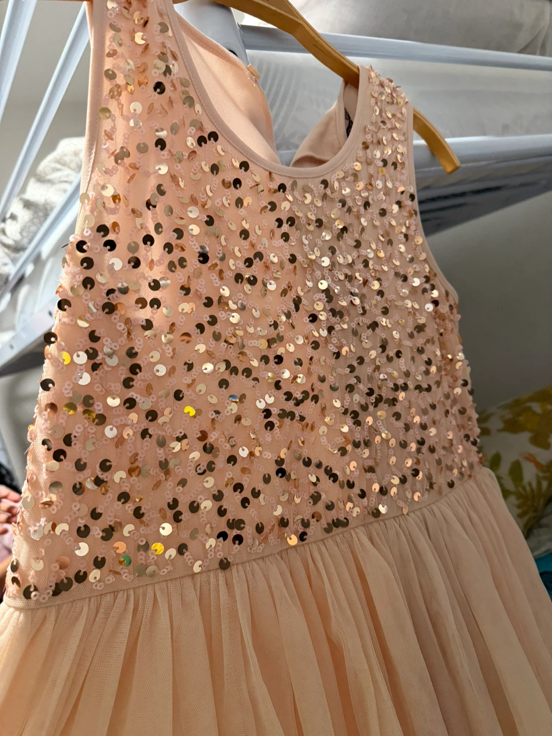 George Pink Sequin Tulle Dress - Size 14 - photo 2