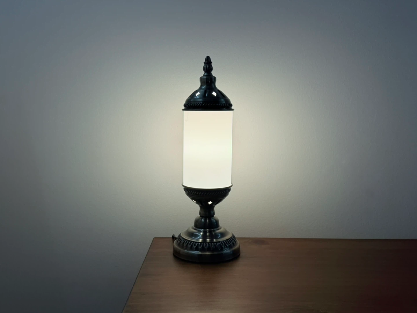 NEW Turkish-style cylinder table lamp