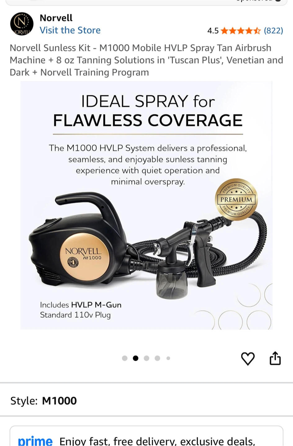 Norvell M1000 Spray Tan System - photo 2