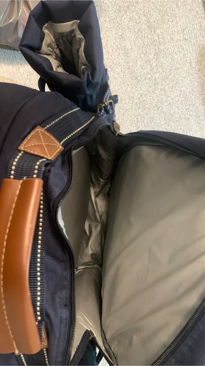 Navy Blue Picnic Backpack with Blanket - photo 3