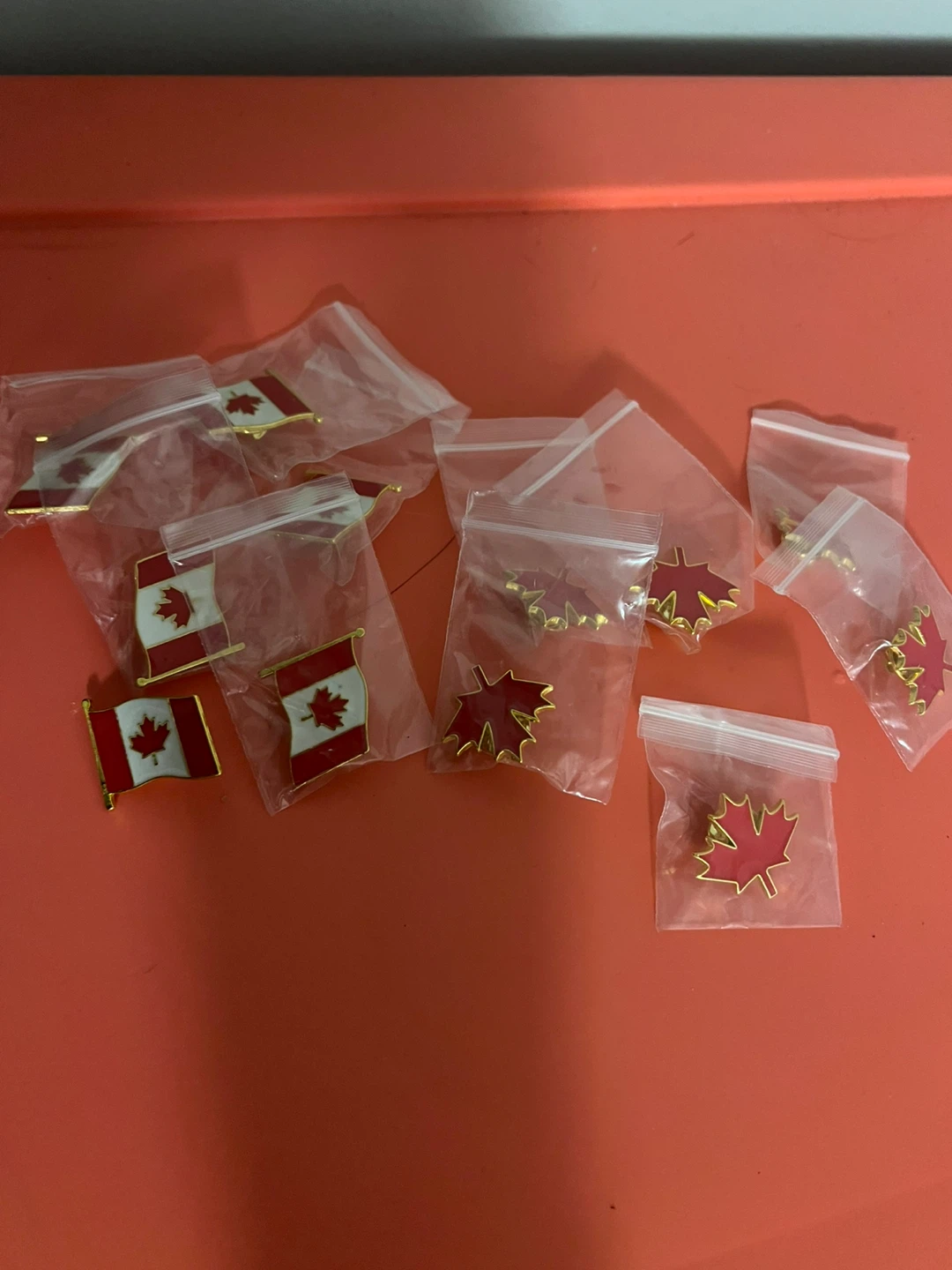Canadian Flag and Maple Leaf Pins - photo 3