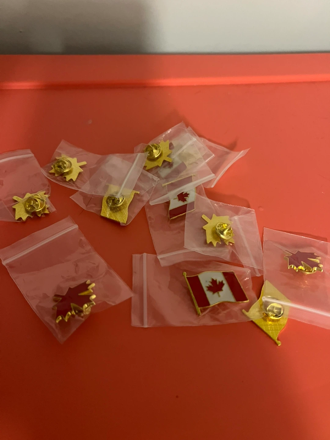 Canadian Flag and Maple Leaf Pins - photo 2