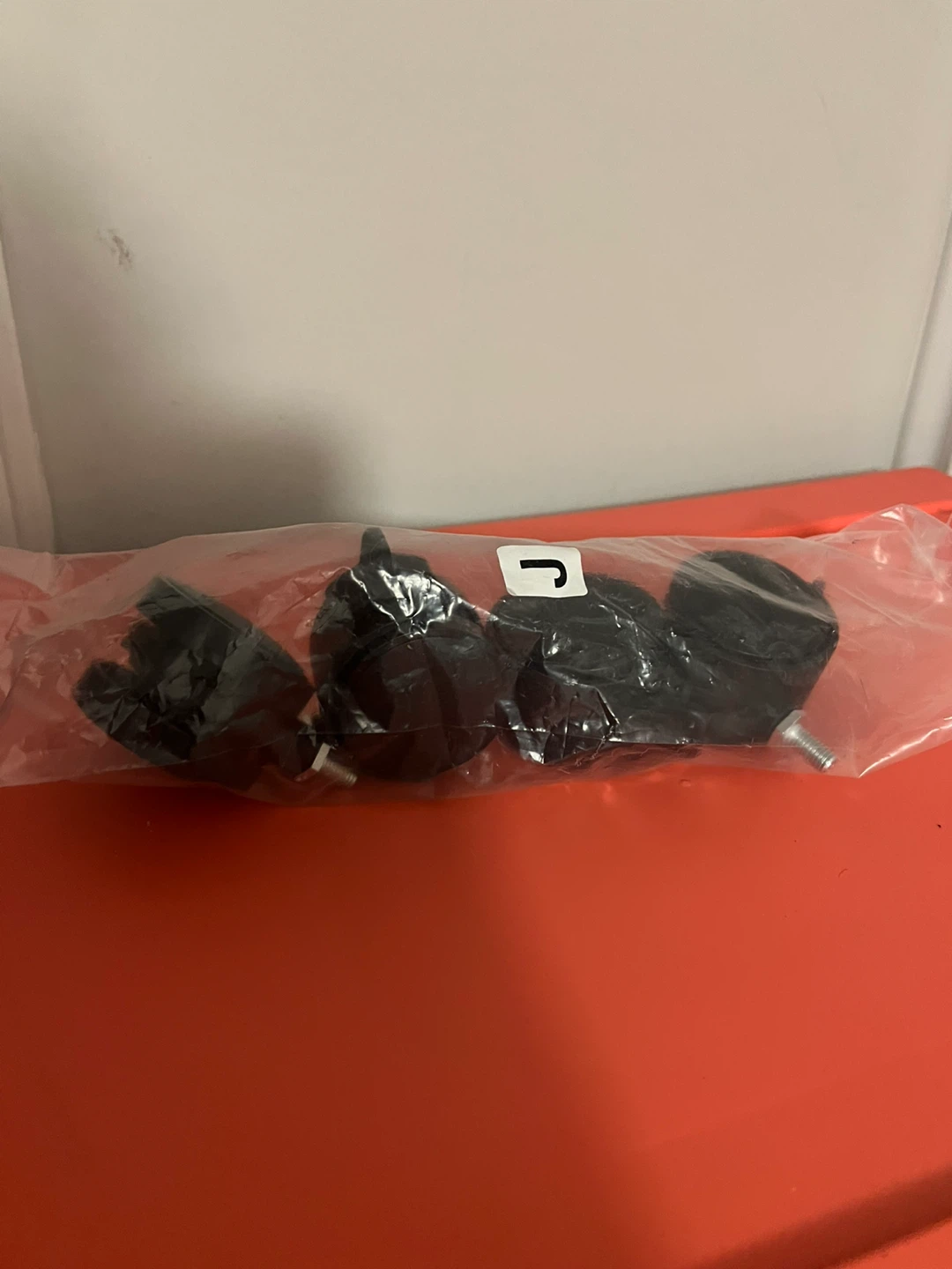 Black Replacement Feet/Legs with Screws