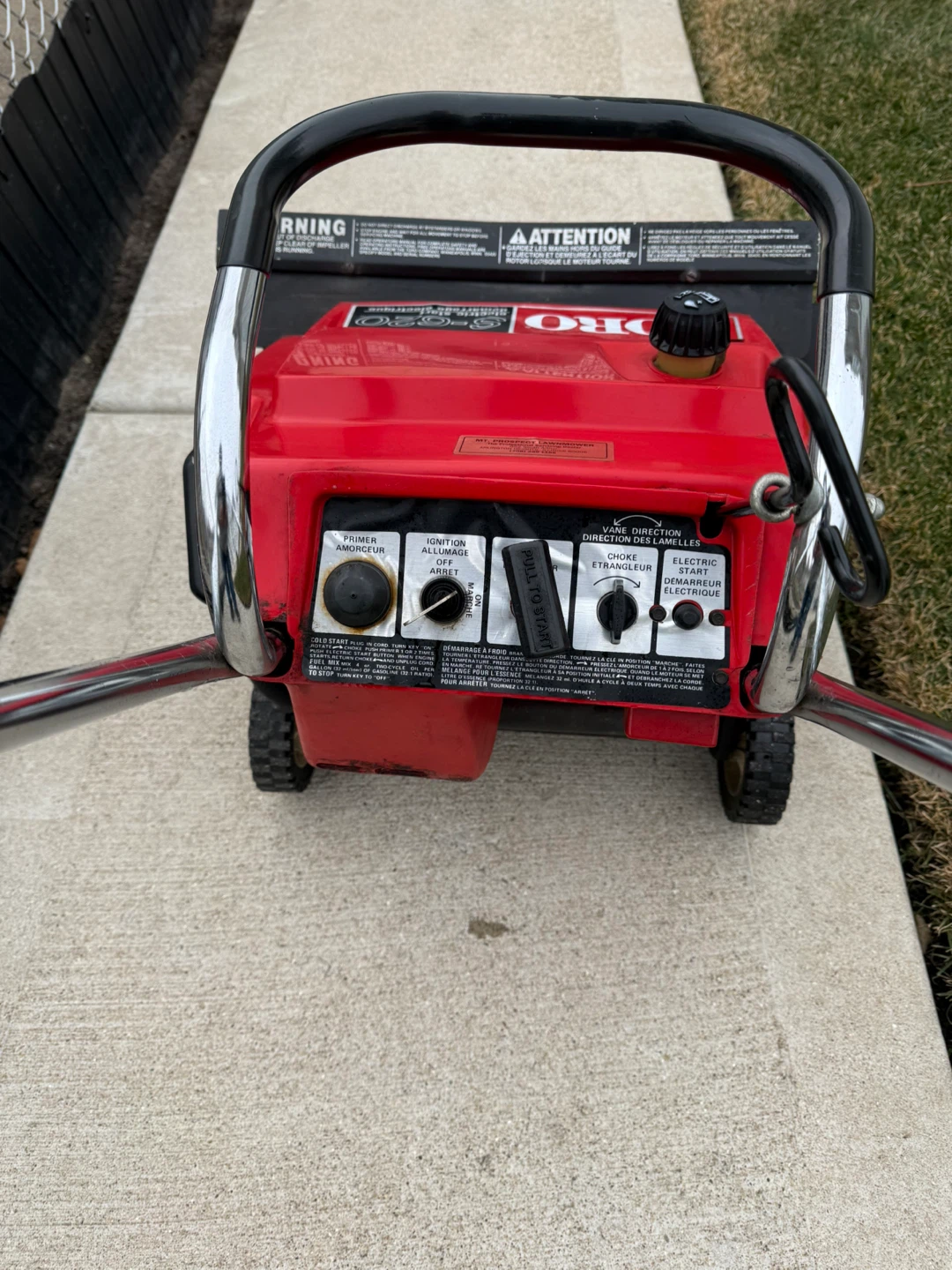 Toro S-620  Snow Blower - photo 5