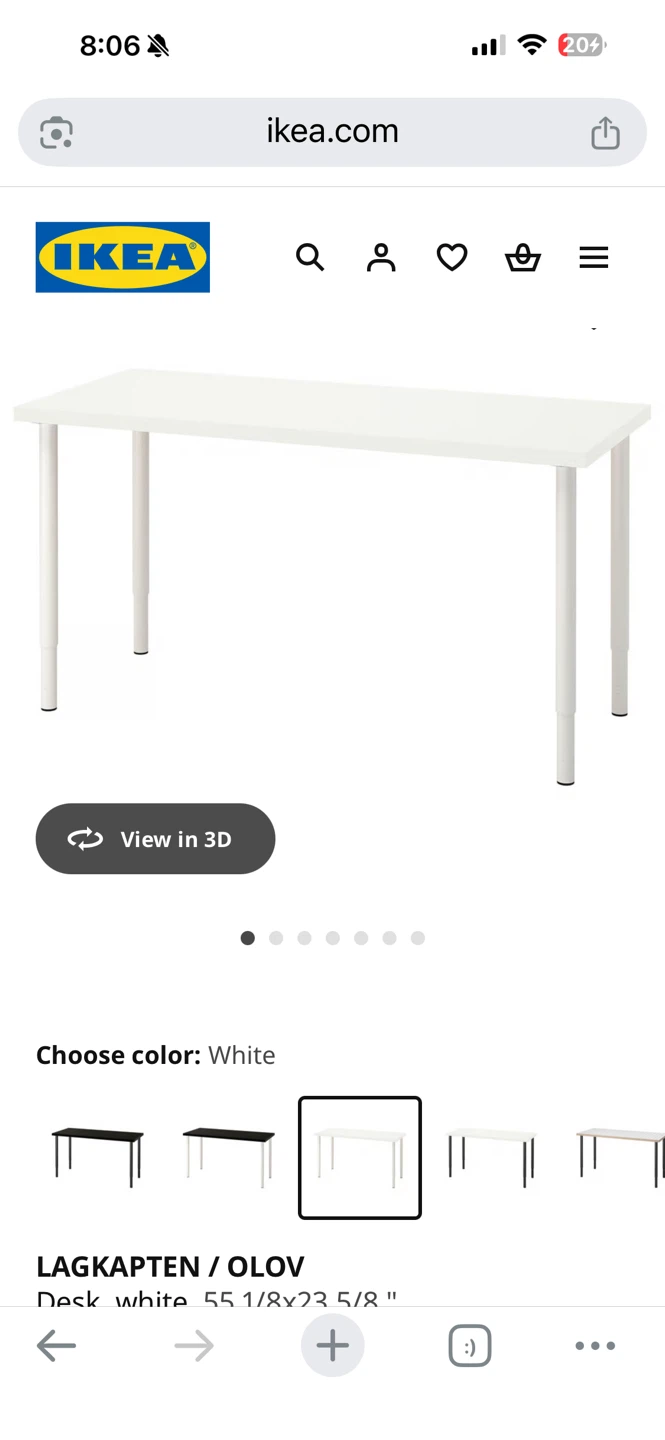IKEA Desk Wood Top