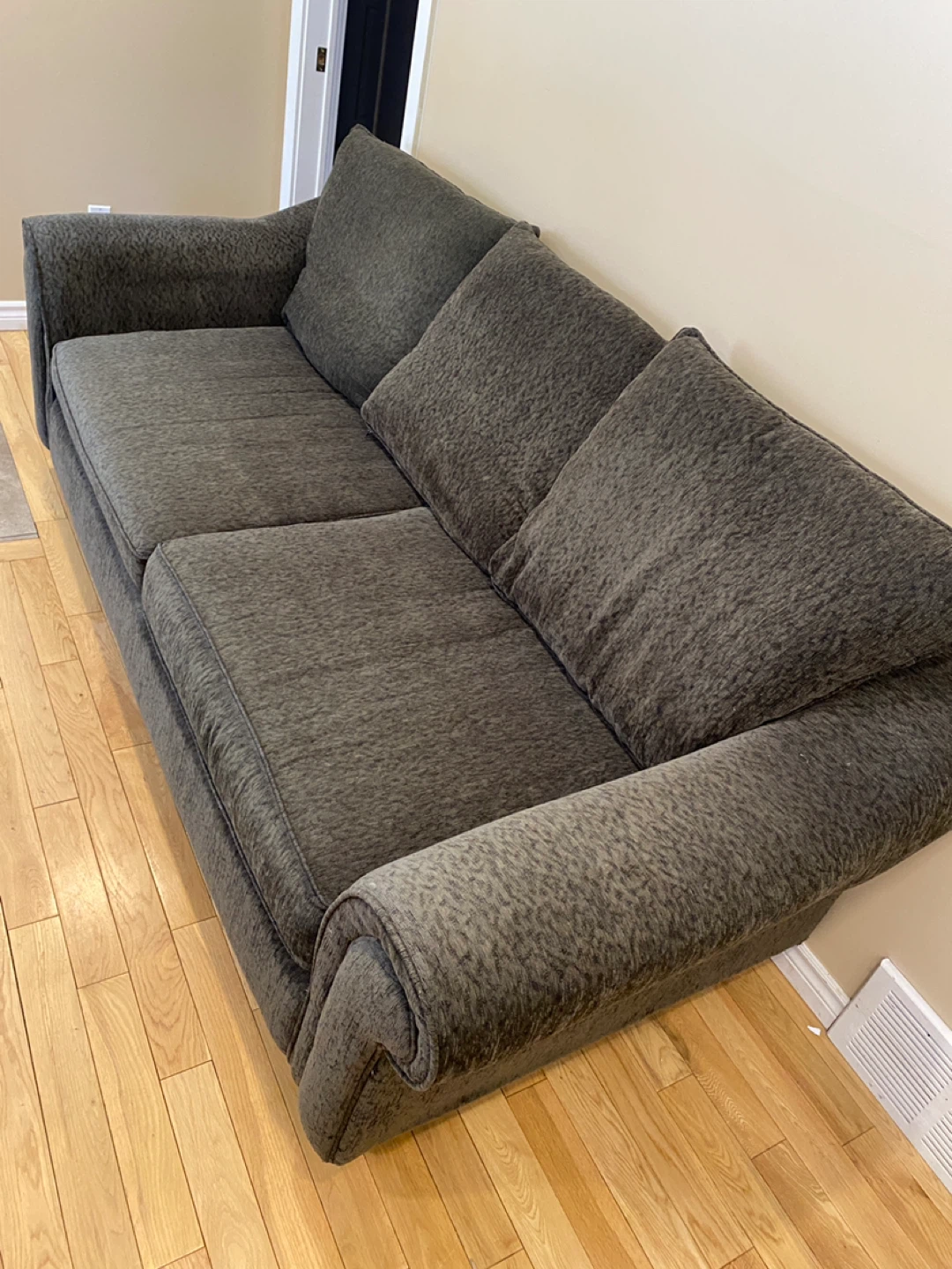Deep Seat Grey Soft Chenille Sofa from Ashley (CAN DELIVER) - photo 3