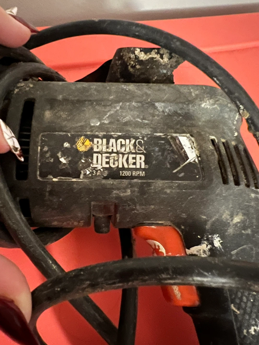 Black & Decker 1200 RPM Drill