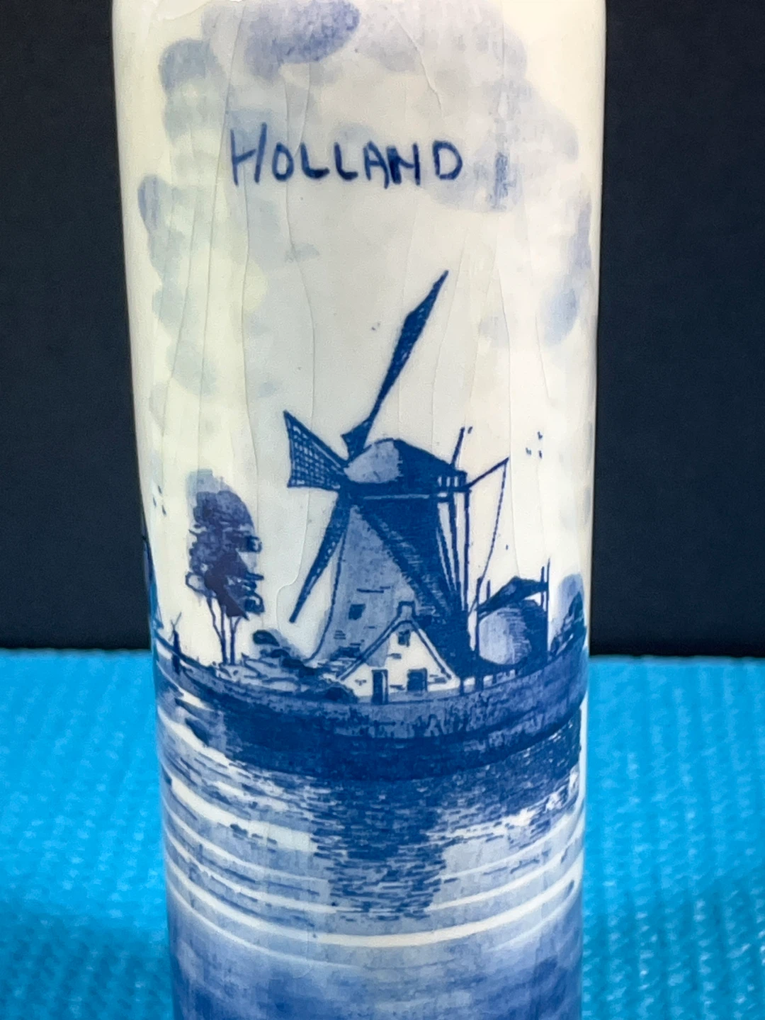 Decorative Holland Ceramic Bottle with Cork Stopper - photo 2