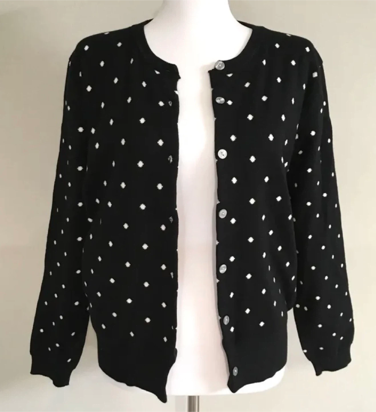 ✨Black & White Polka Dot Cardigan - photo 3
