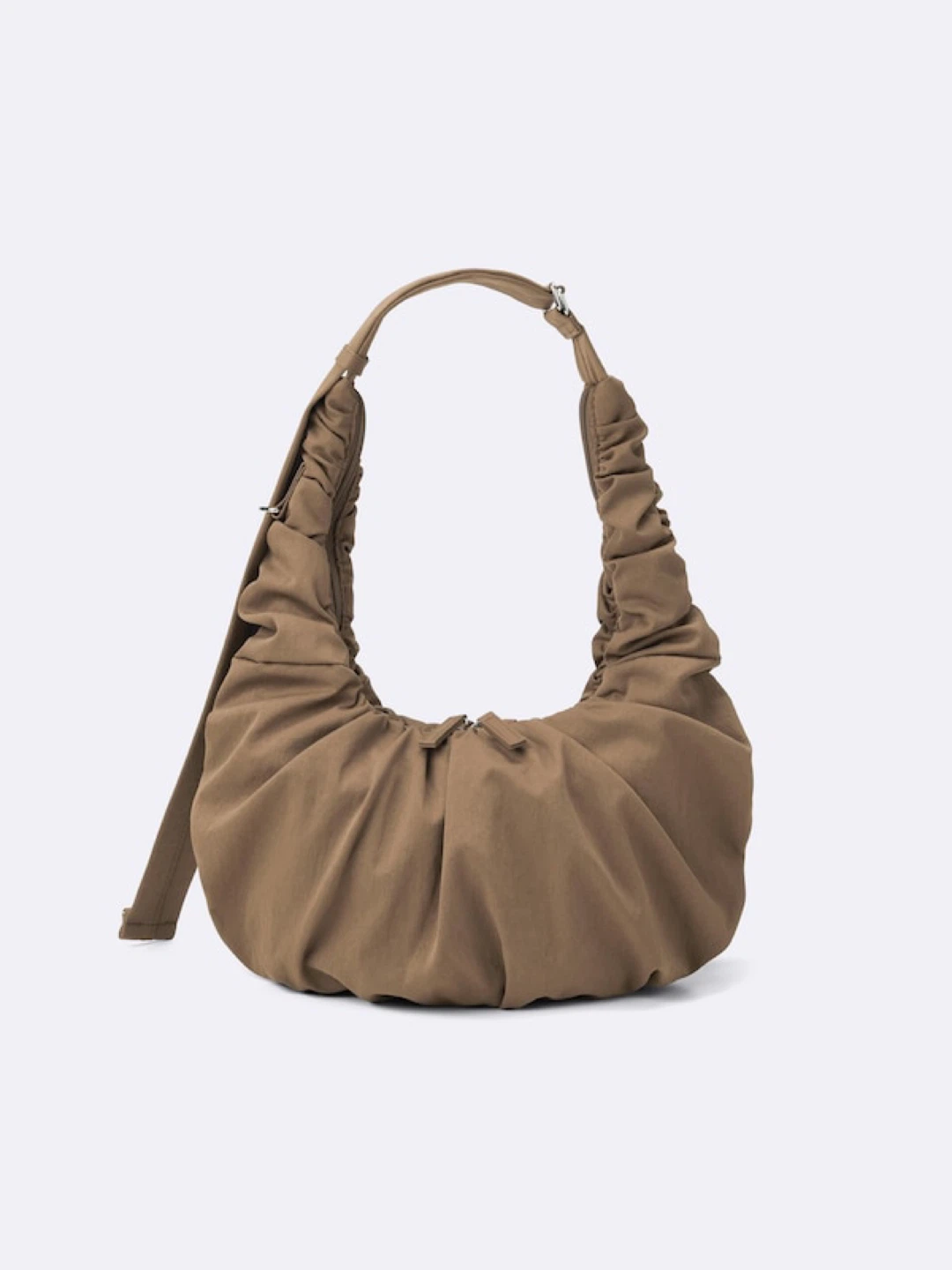 GU Dumpling Bag_Color: BROWN_NWT