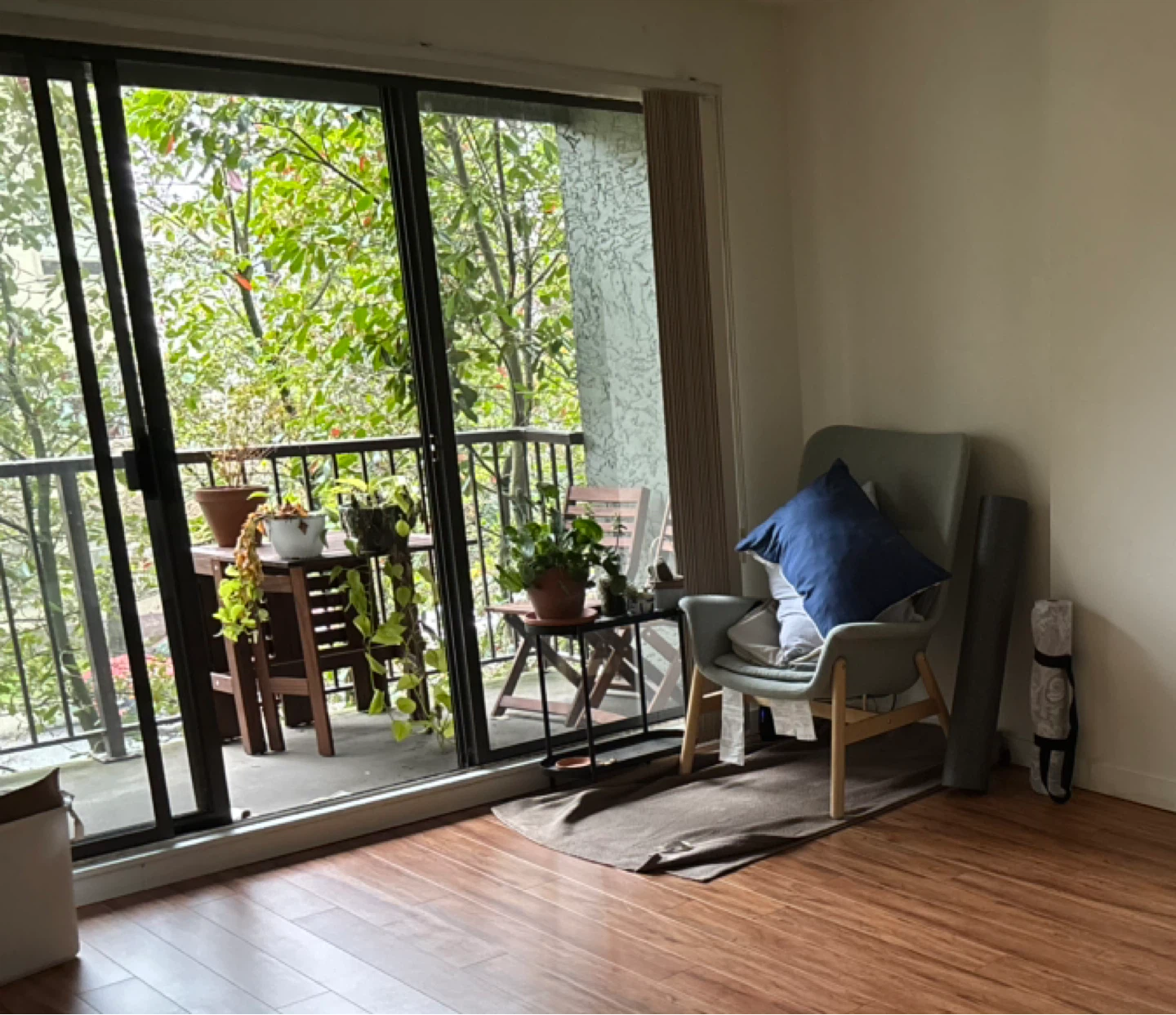 IKEA POÄNG Armchair - Light Green/Birch