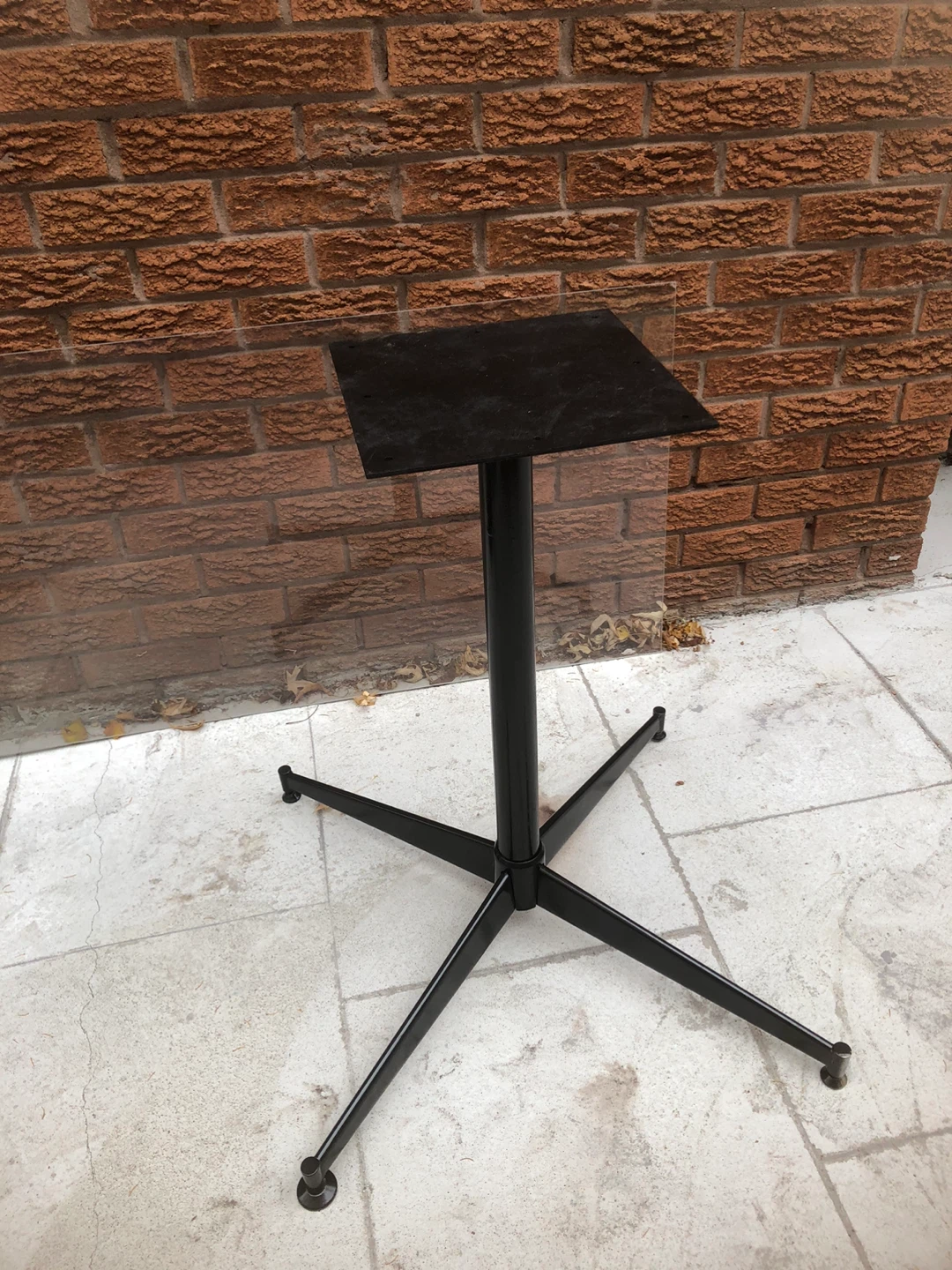 Black Metal Table Base