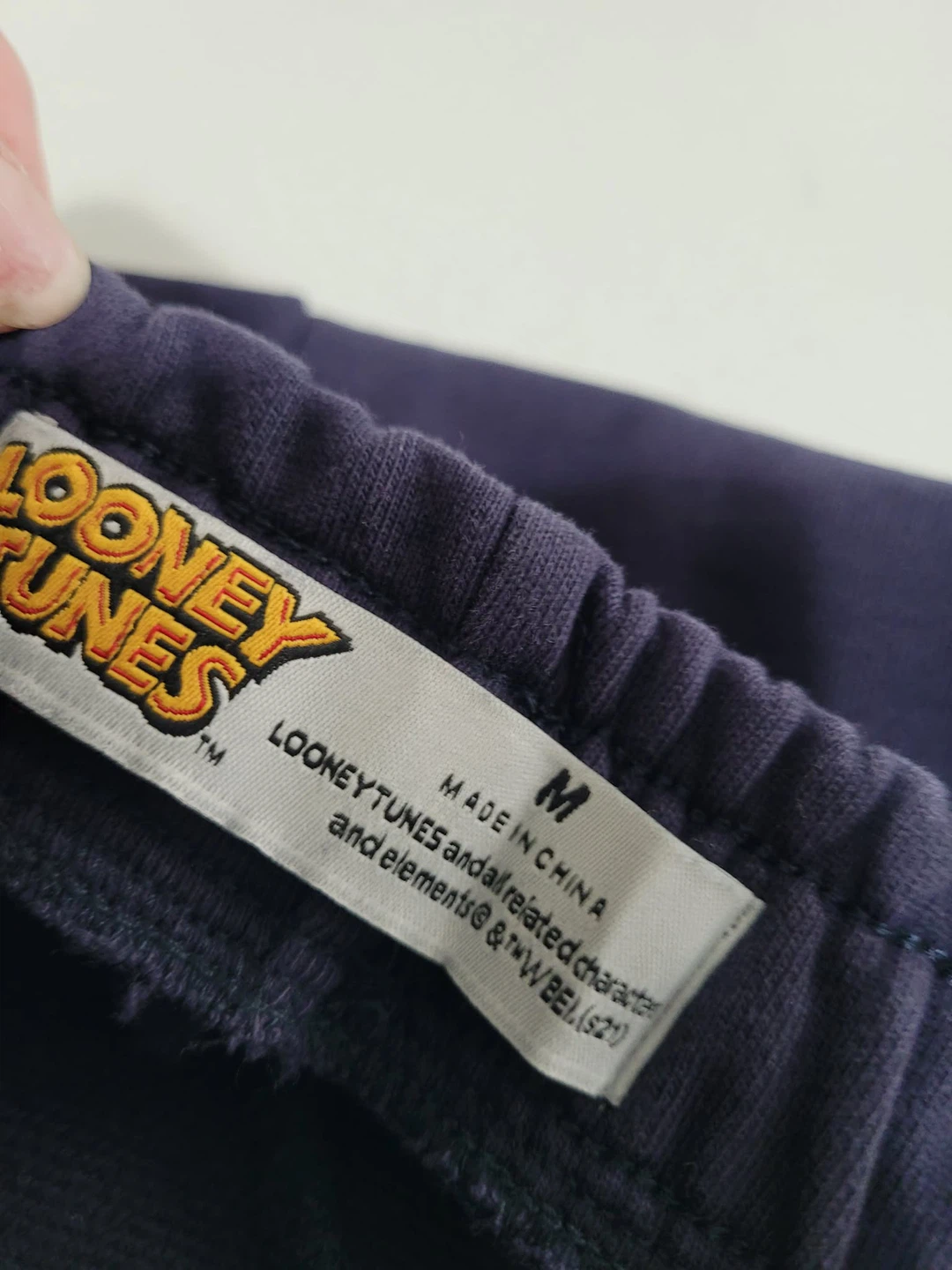 Looney Tunes Navy Blue Sweatpants Size M - photo 2