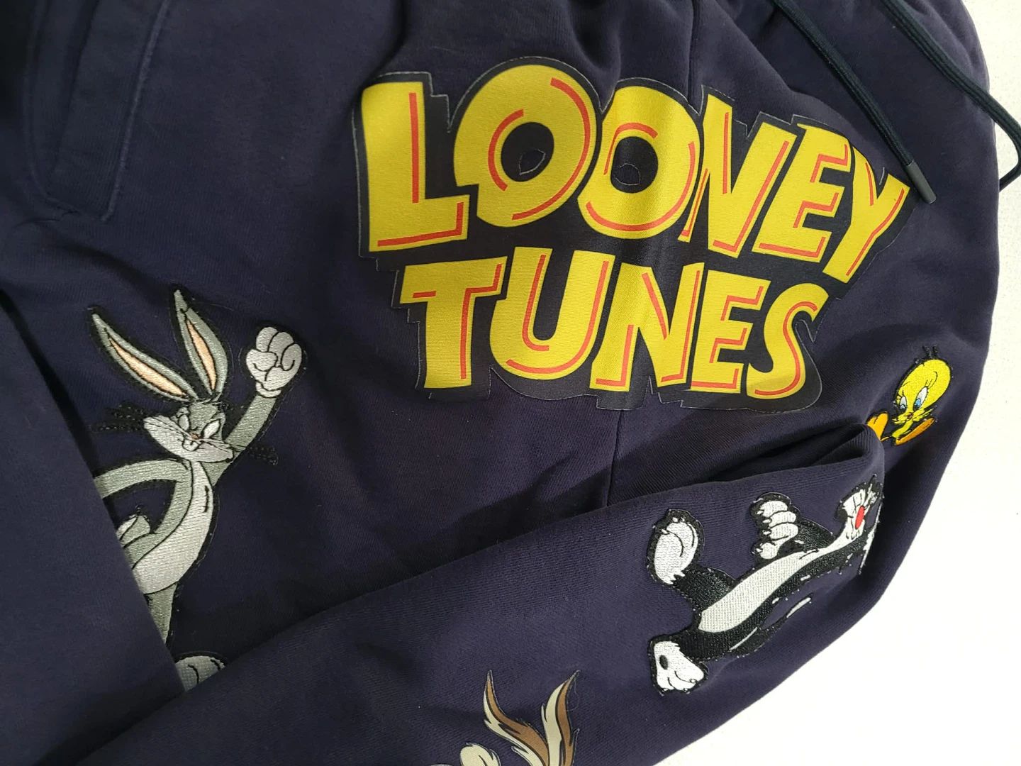 Looney Tunes Navy Blue Sweatpants Size M - photo 4
