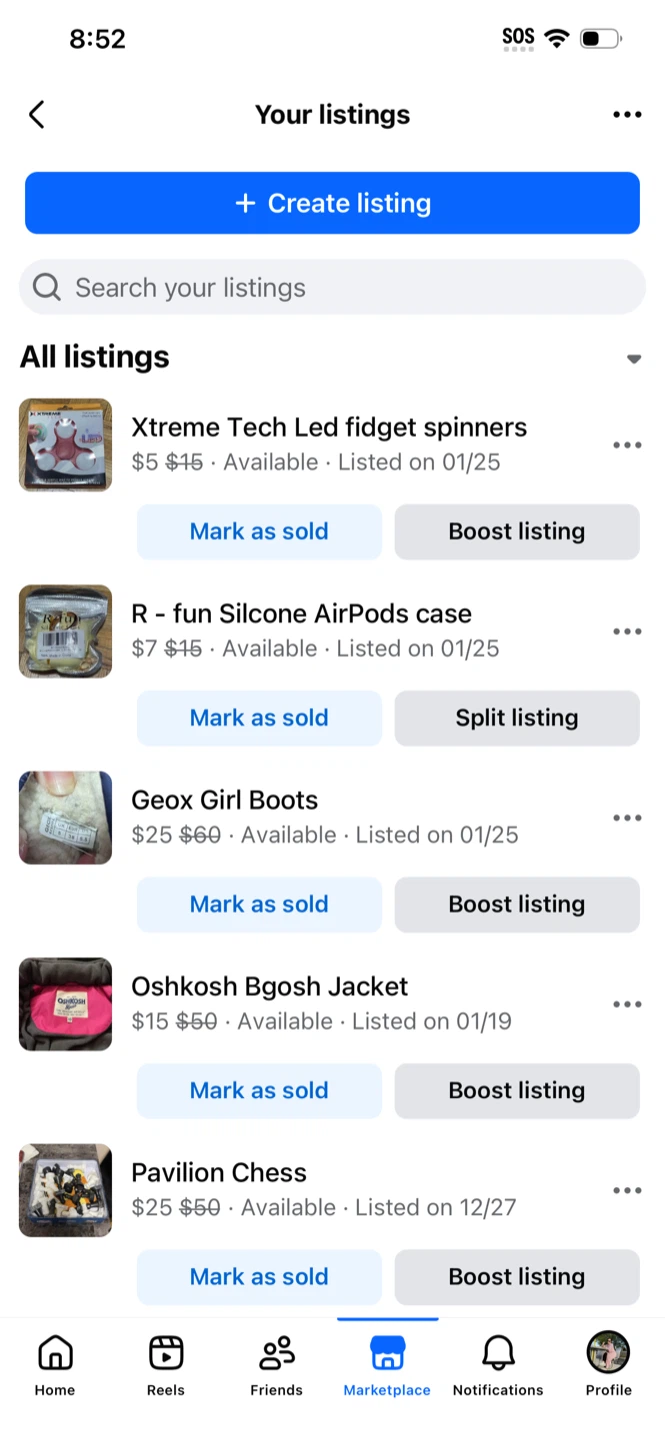 Multiple of items