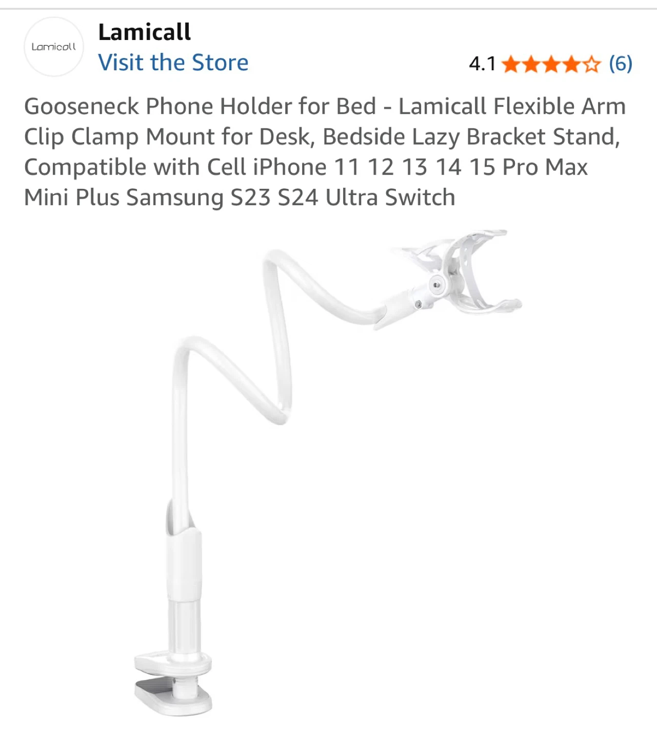 Lamicall Gooseneck Phone Holder