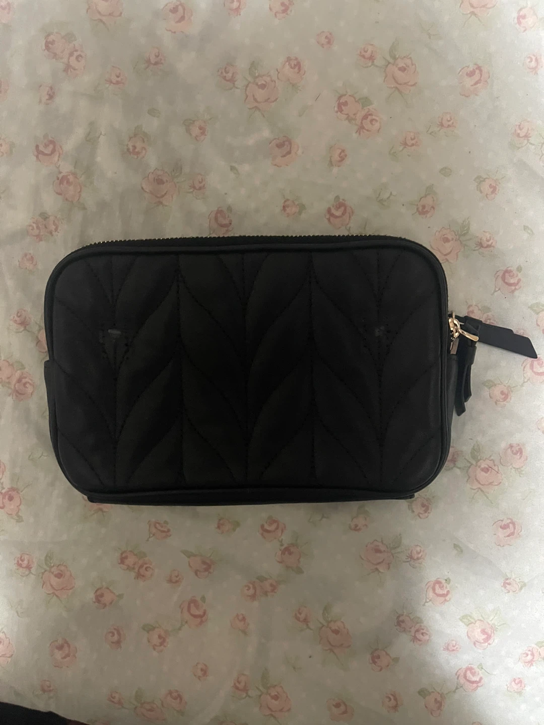 Kate Spade Black Quilted Cosmetic Bag - photo 2