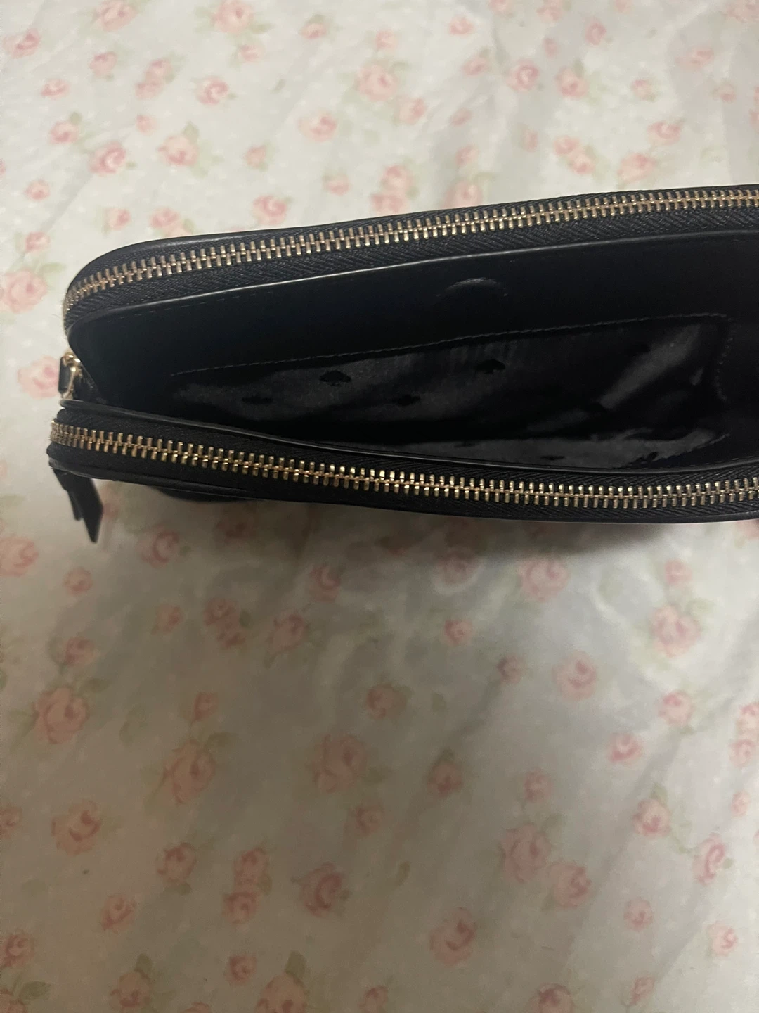 Kate Spade Black Quilted Cosmetic Bag - photo 3