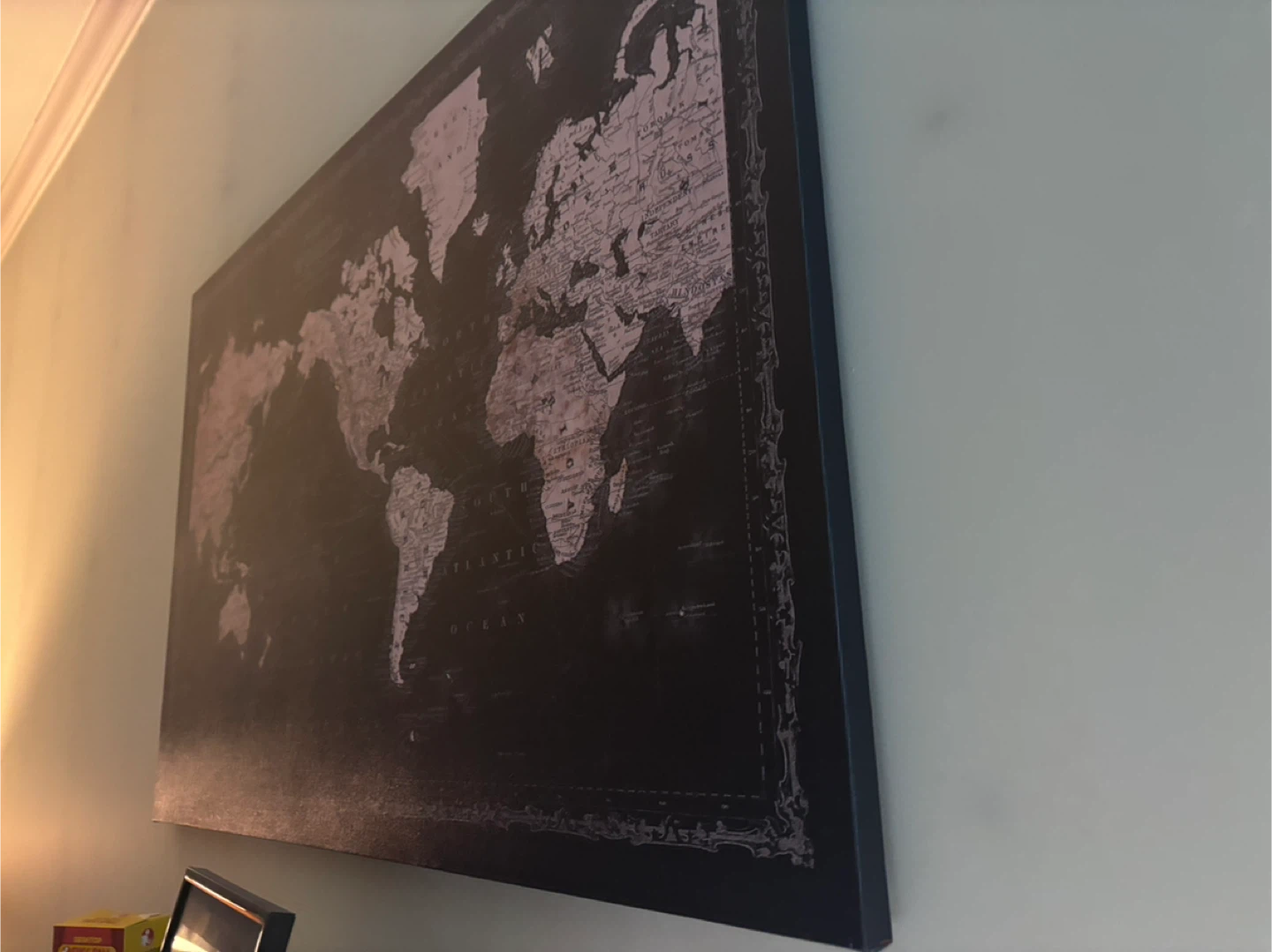 Canvas World Map Wall Art - photo 3