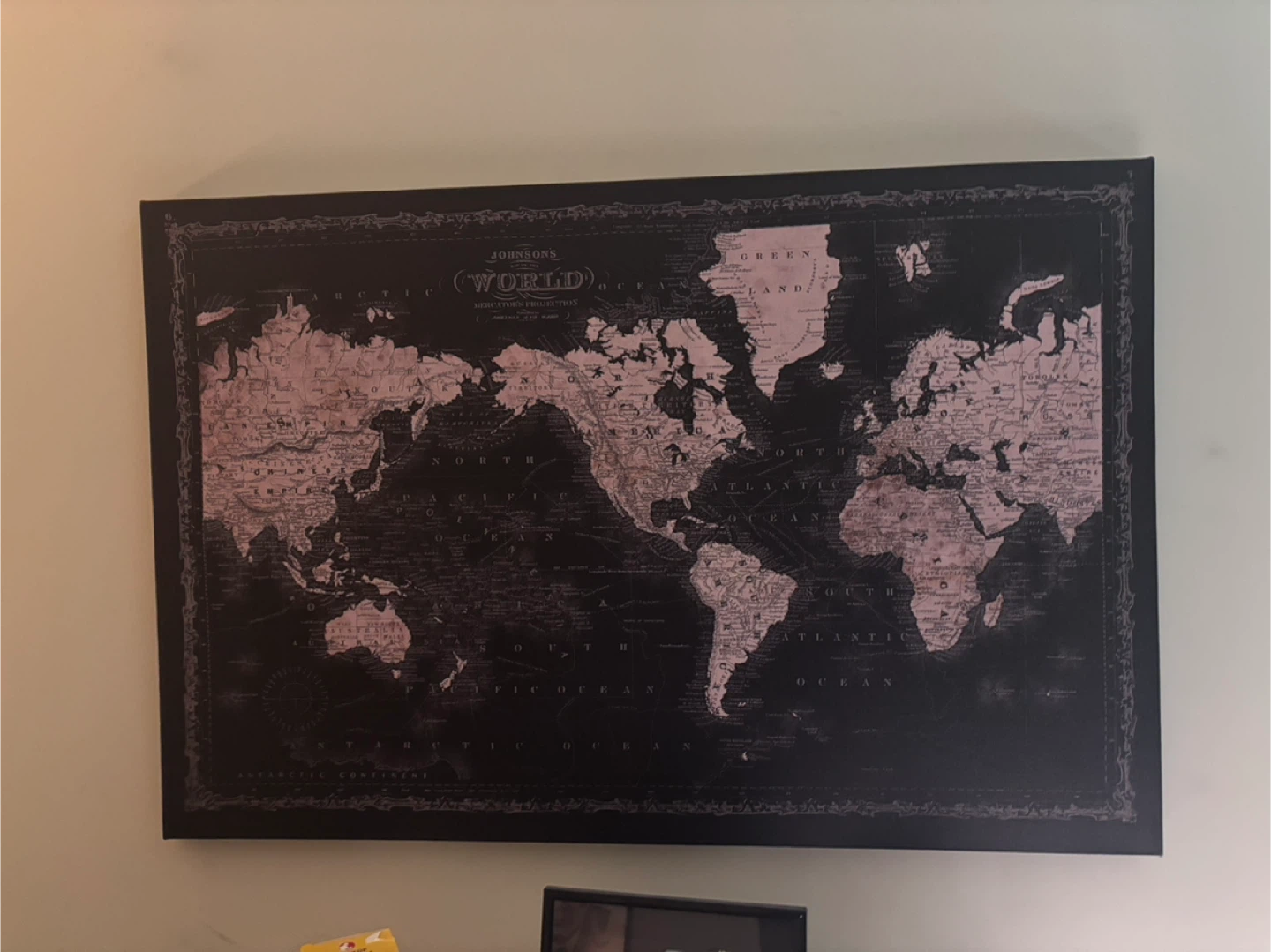Canvas World Map Wall Art - photo 2