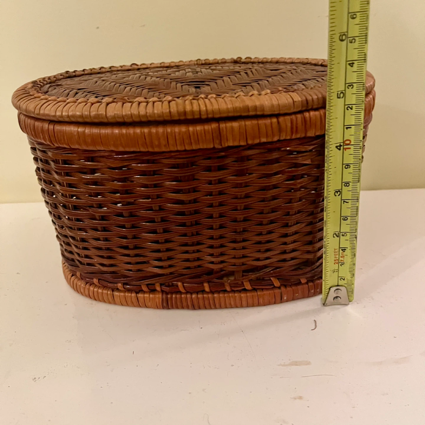 Vintage Wicker & Bamboo Basket - photo 5
