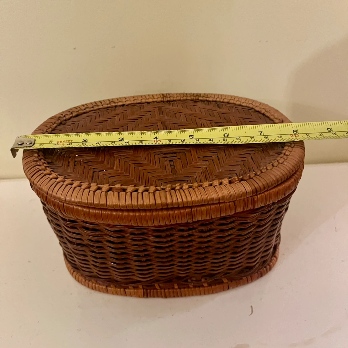 Vintage Wicker & Bamboo Basket - photo 4