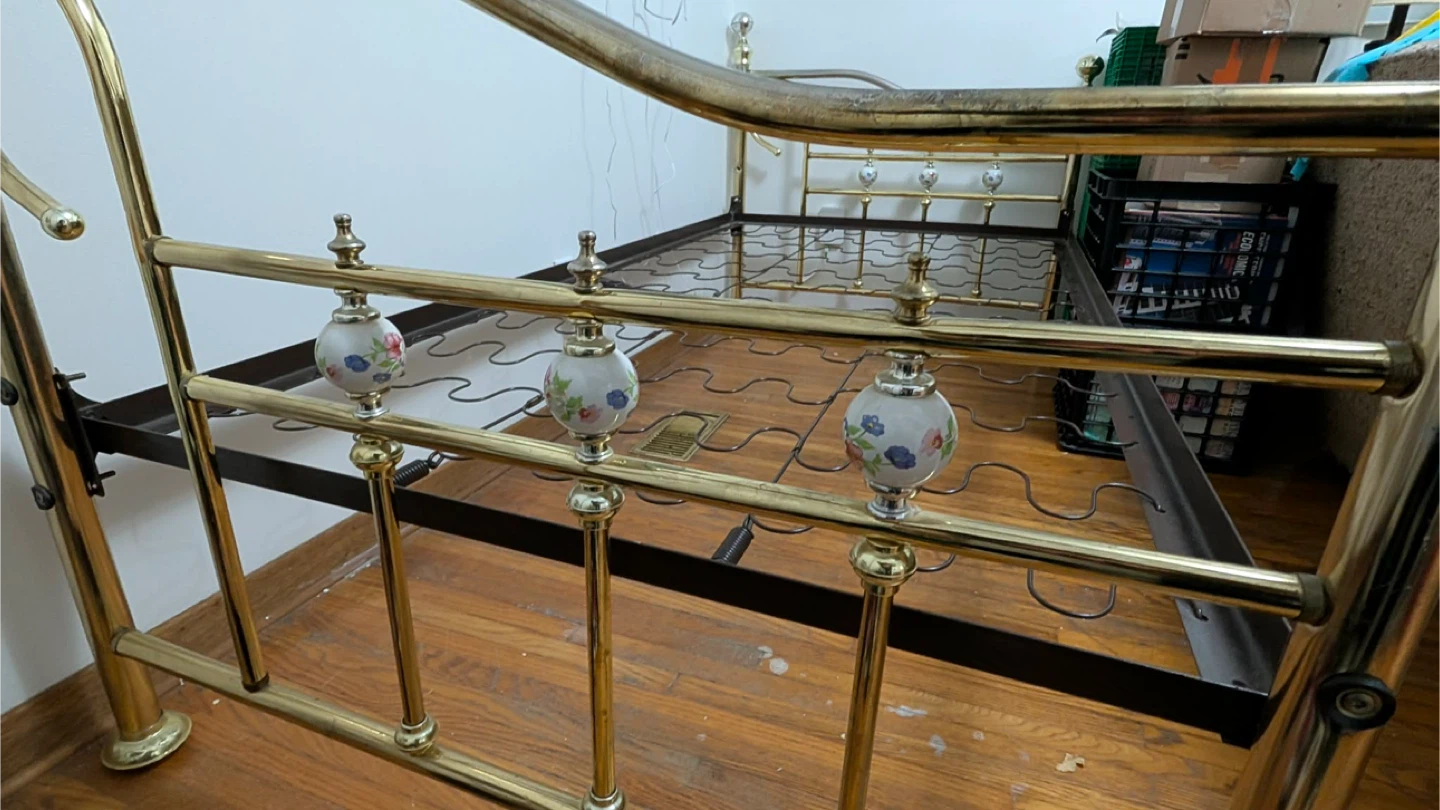 Vintage Brass Bed Frame - photo 2