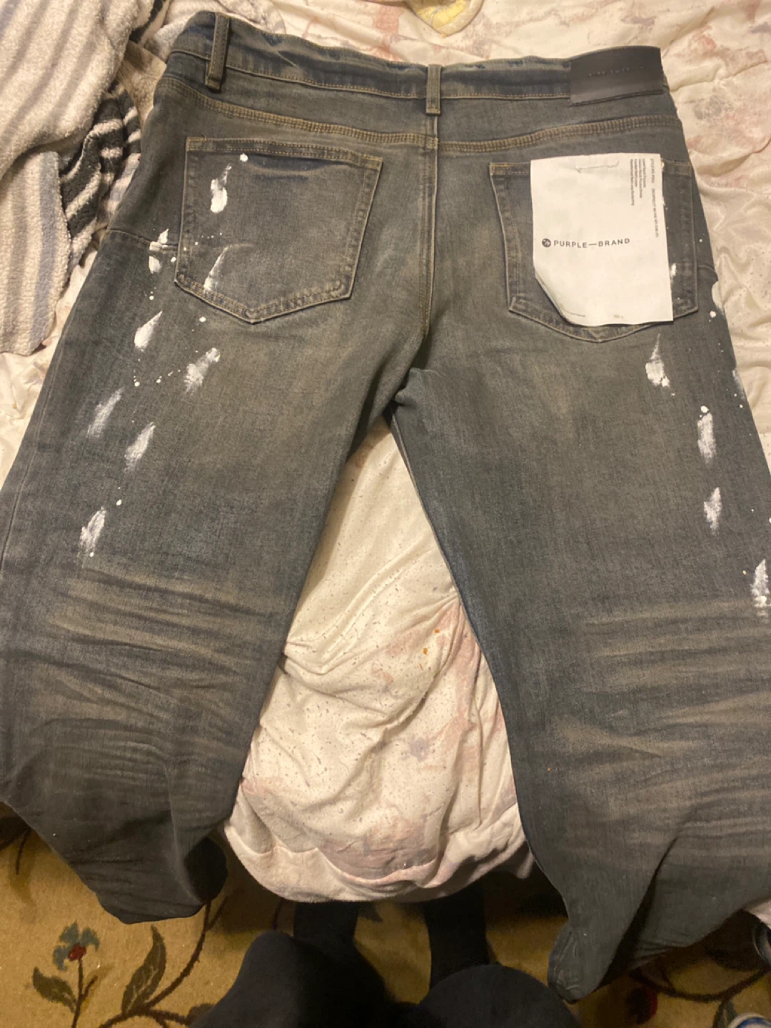 Purple jeans - photo 5