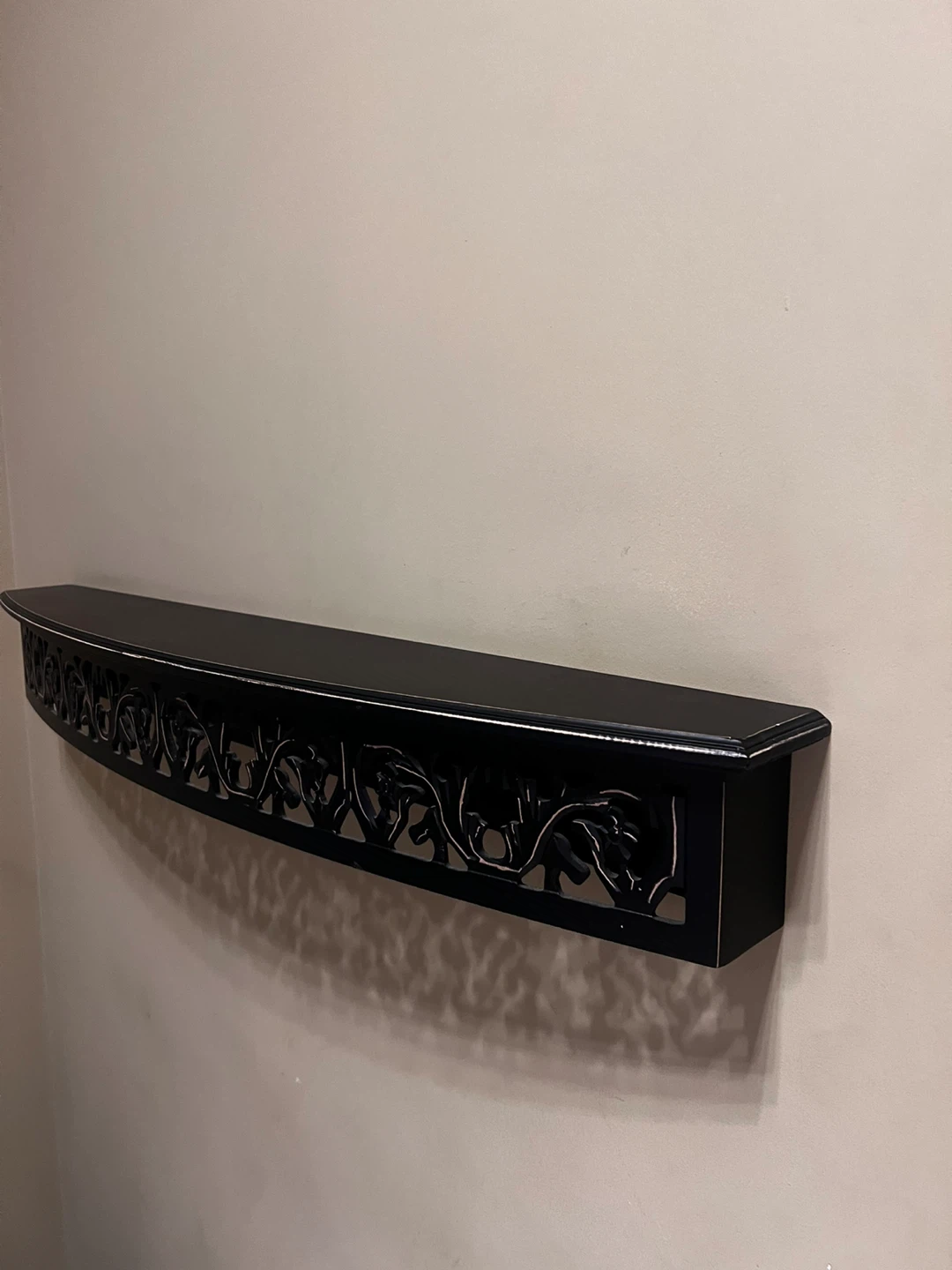 Decorative Black Shelf