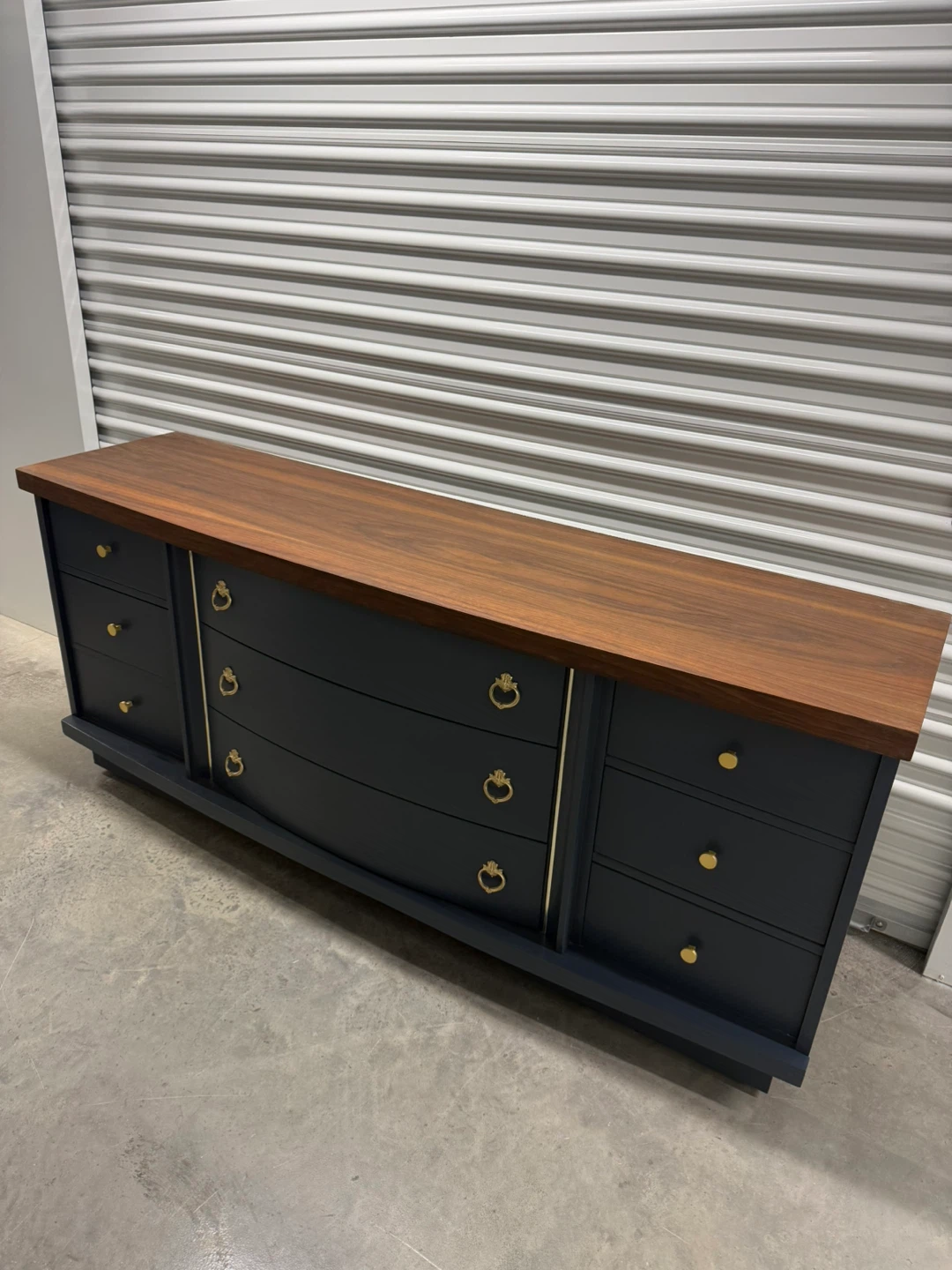 🚨Free Delivery NJ/NY Navy Blue Ser of Bedroom - photo 3