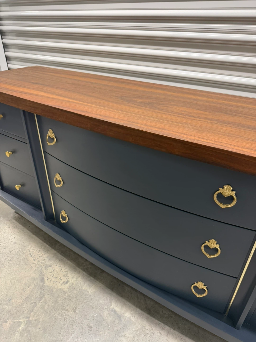 🚨Free Delivery NJ/NY Navy Blue Ser of Bedroom - photo 4