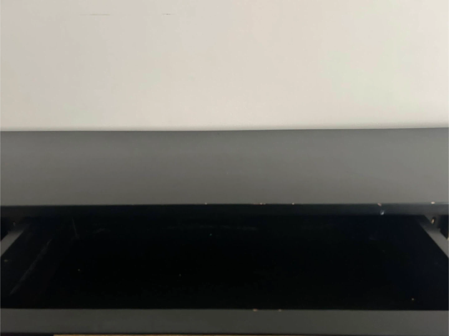 Black Console Table with Ornate Drawer Pulls - photo 4