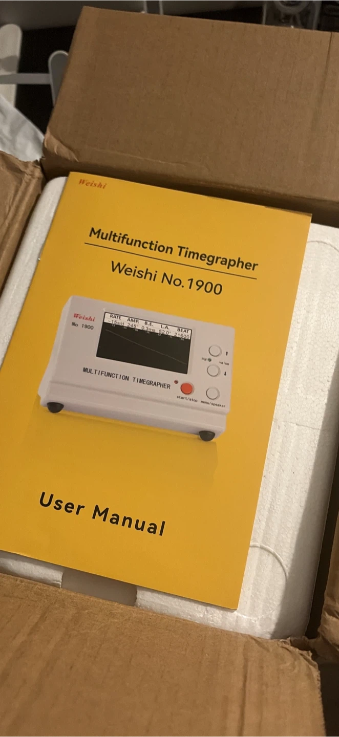 Weishi No. 1900 Multifunction Timegrapher Watch Tester - photo 2