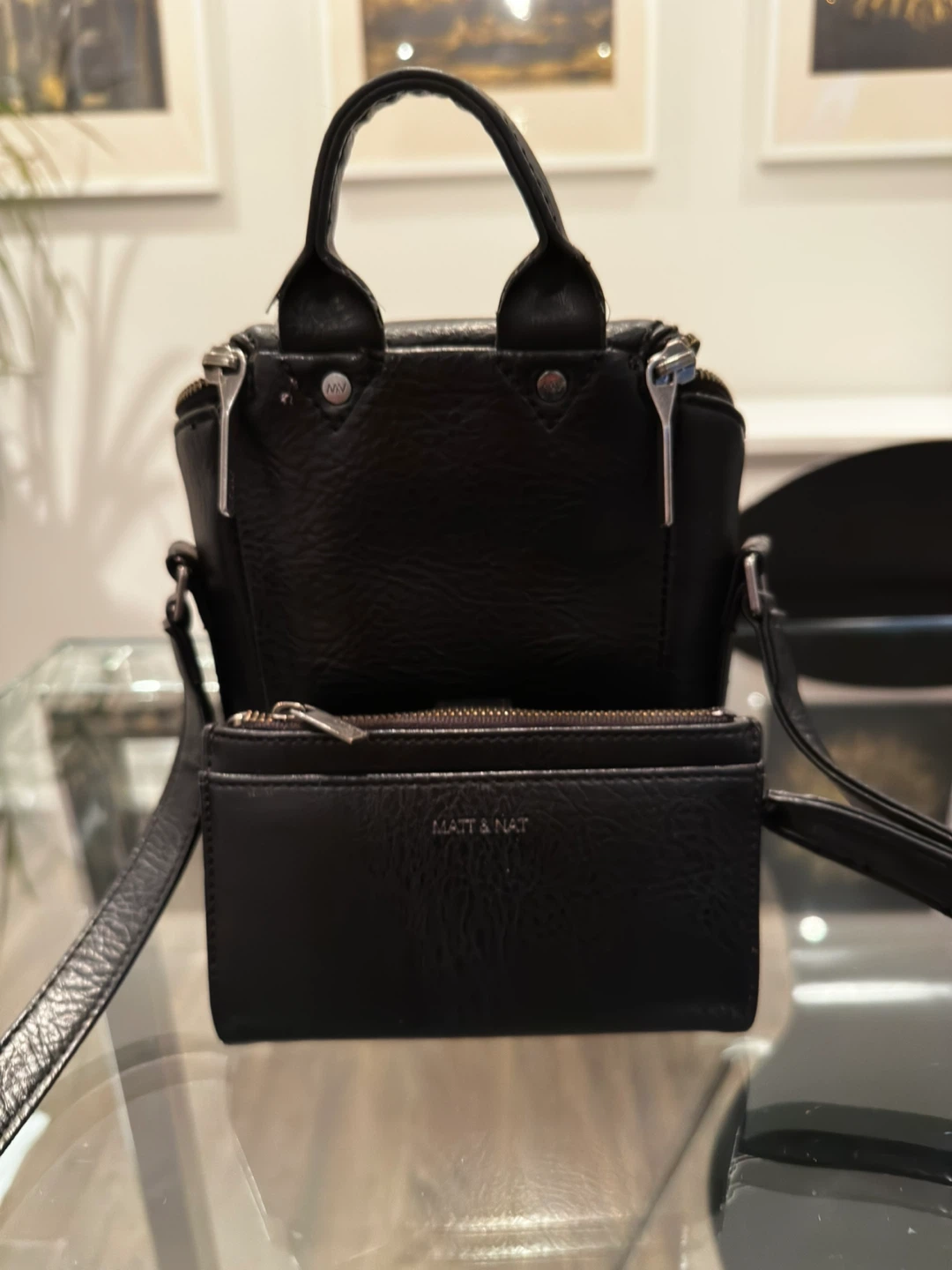 Matt & Nat Black croosbody with Matching Wallet - photo 3