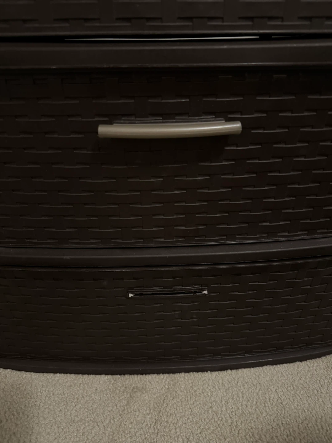 Dark Brown 3-Drawer Storage Unit - photo 2