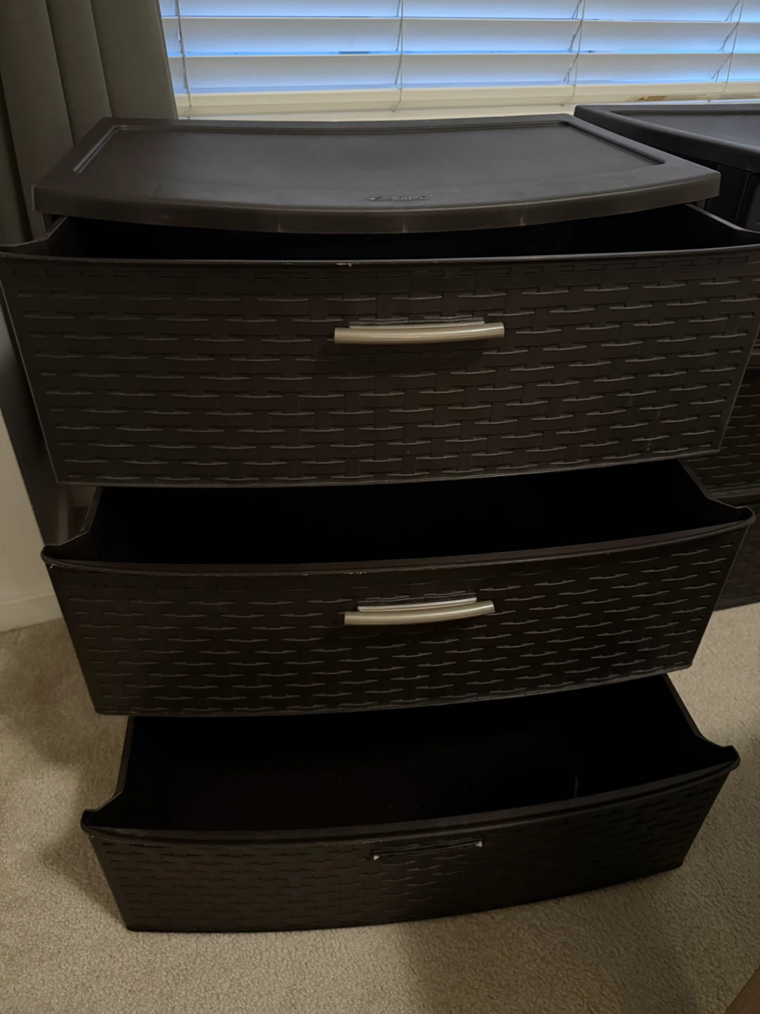 Dark Brown 3-Drawer Storage Unit - photo 3