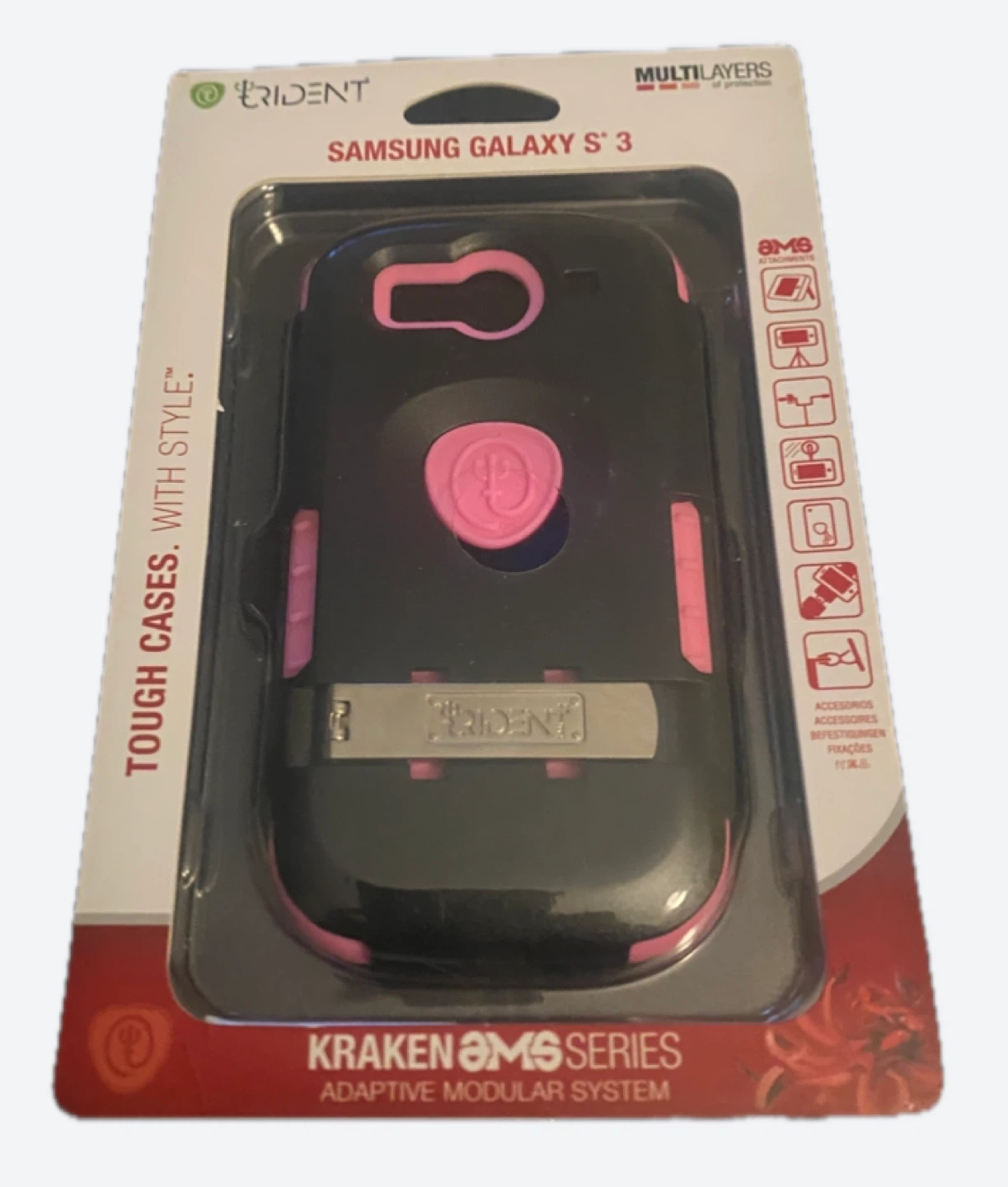 Trident Kraken A.M.S. Series Case for Samsung Galaxy S3 Pink