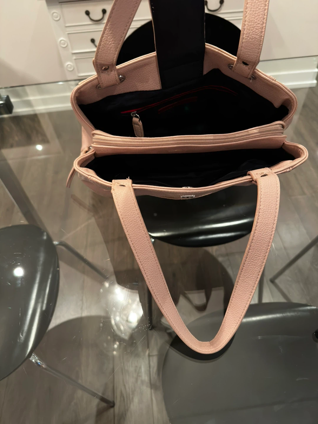 Tommy Hilfiger Pink Tote Bag and cosmetic bag - photo 4