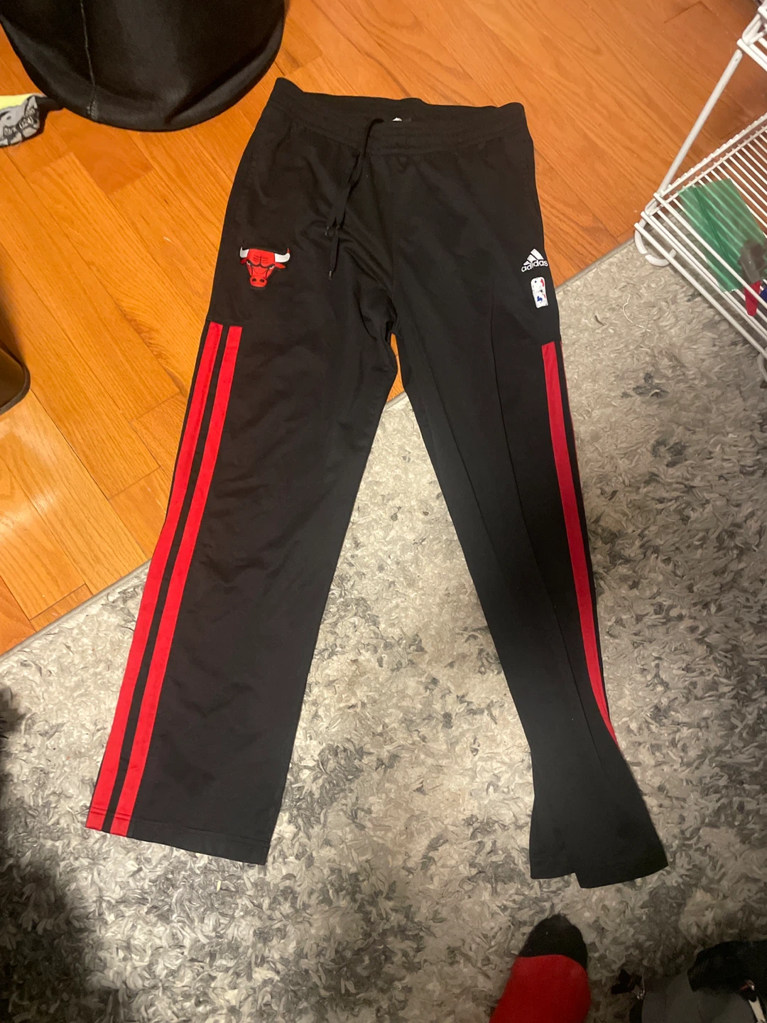 Adidas Chicago Bulls NBA Track Pants - photo 2