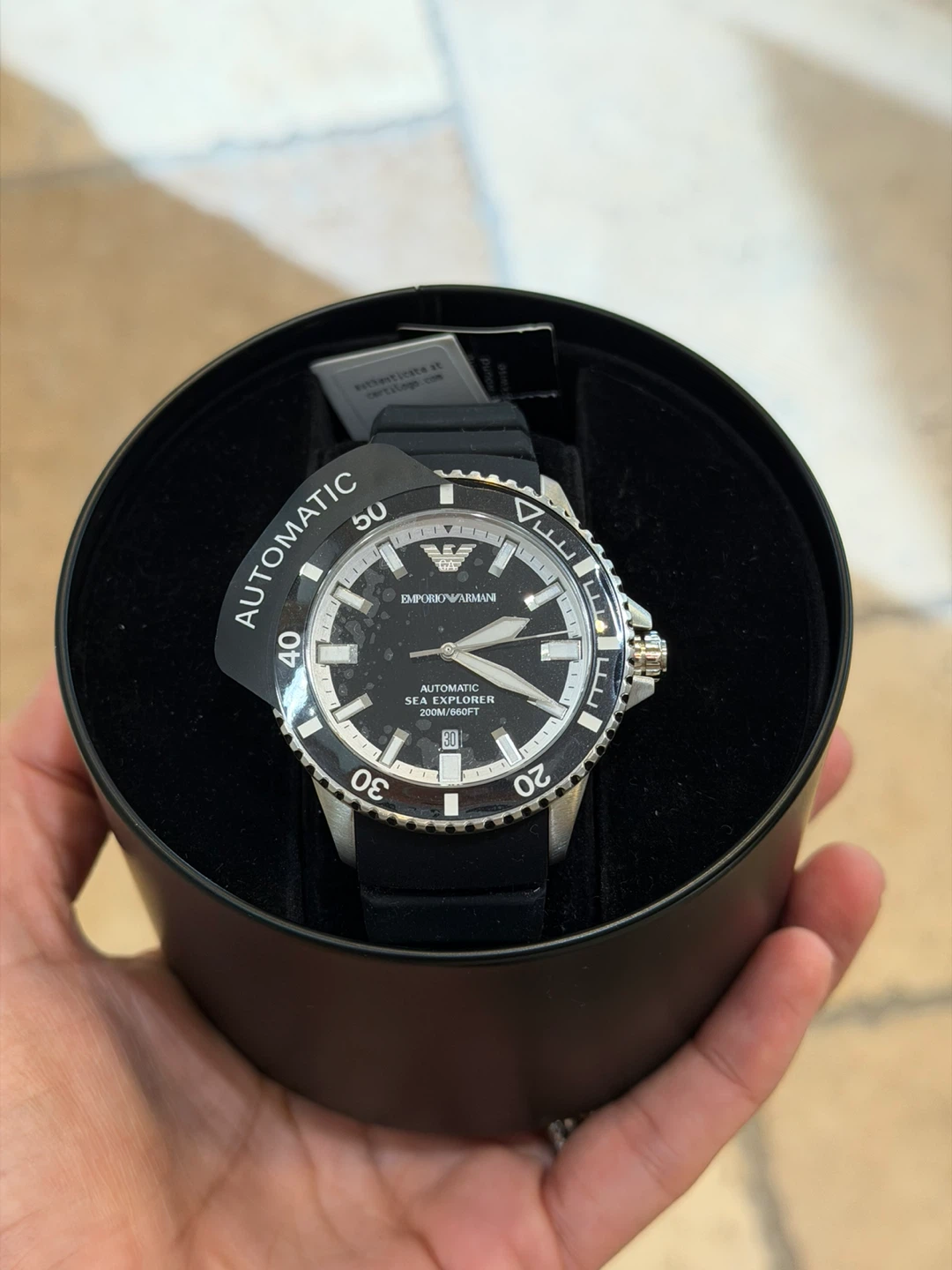 Emporio Armani Sea Explorer Automatic Watch AR6007B - photo 3