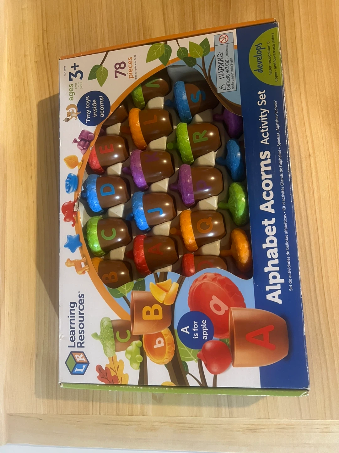 Learning Resources Alphabet Acorns Activity Set
